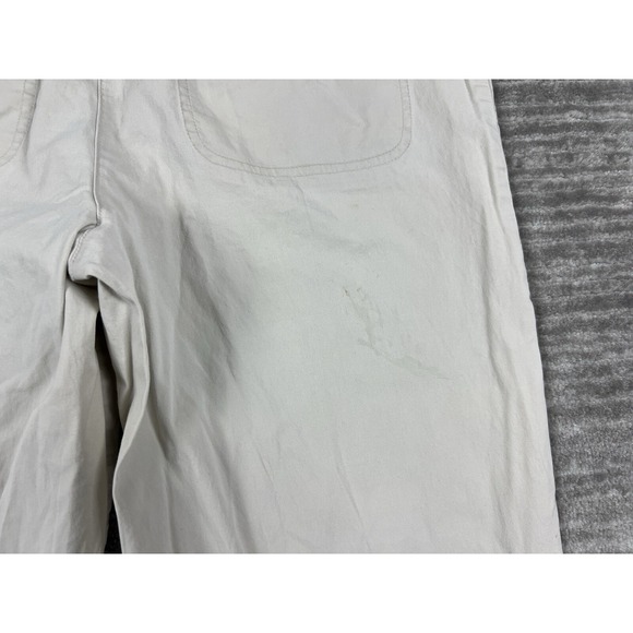 Vintage Style & Co Pants Womens 8 Beige Stretch Cotton Blend Capri - Picture 11 of 13